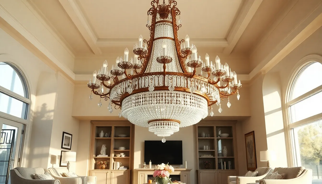 27 Stunning Living Room Chandelier Ideas to Transform Your Space in 2025 8 27 Stunning Living Room Chandelier Ideas to Transform Your Space in 2025 7