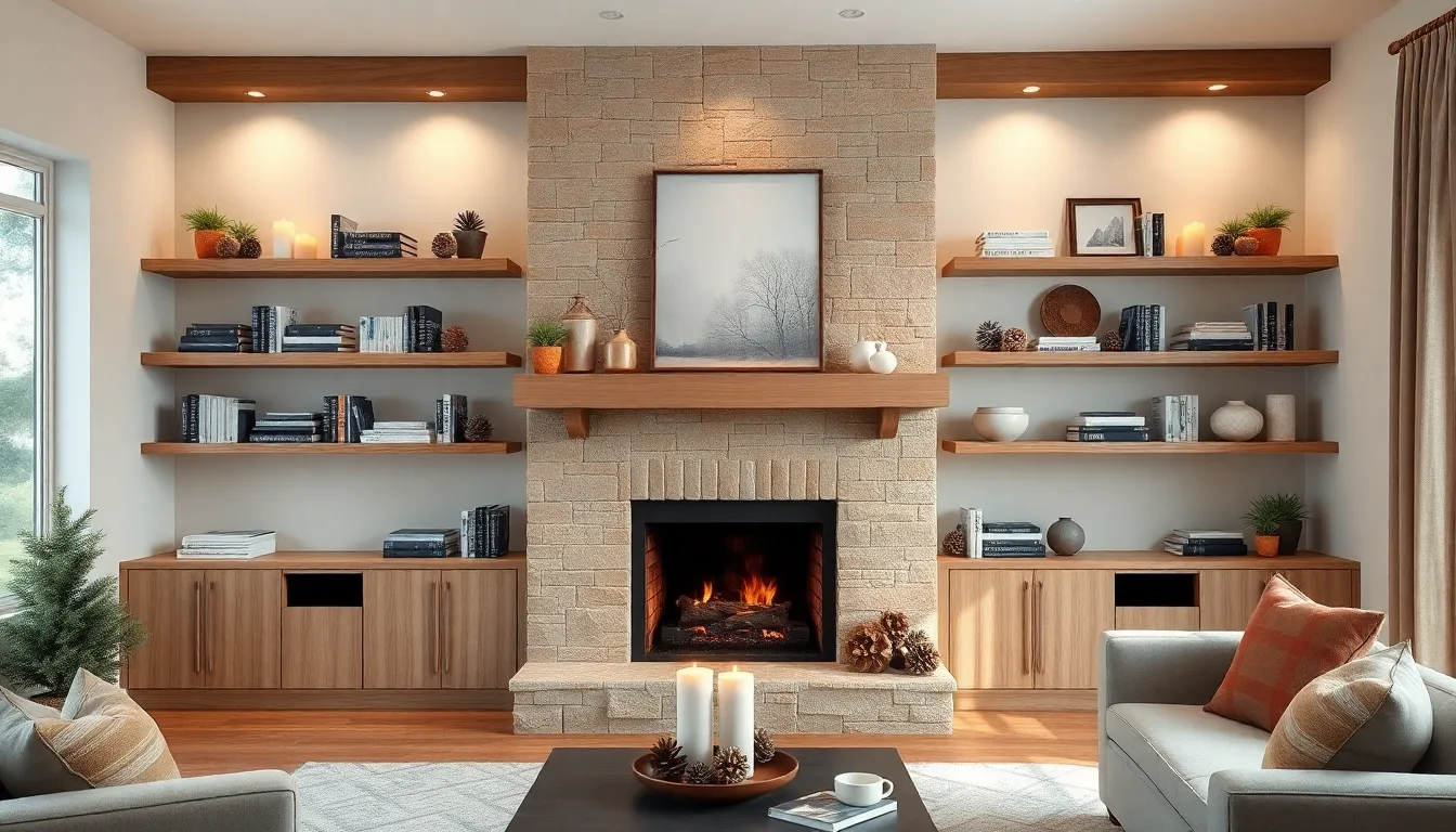 25 Stunning Living Room Fireplace Wall Ideas to Transform Your Space in 2025 8 25 Stunning Living Room Fireplace Wall Ideas to Transform Your Space in 2025 7
