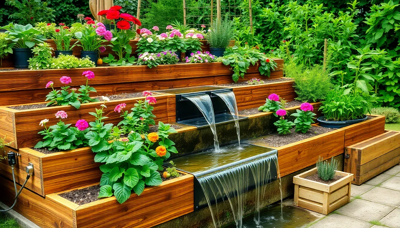 25 Creative Tiered Garden Ideas to Transform Your Yard (Even on a Budget!) 8 25 Creative Tiered Garden Ideas to Transform Your Yard (Even on a Budget!) 7
