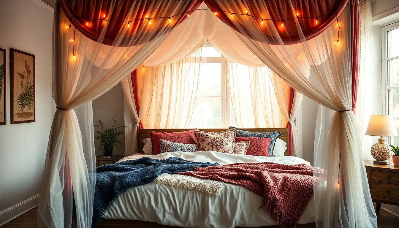 25 Dreamy Boho Bedroom Ideas to Transform Your Space Into a Cozy Sanctuary 10 25 Dreamy Boho Bedroom Ideas to Transform Your Space Into a Cozy Sanctuary 9
