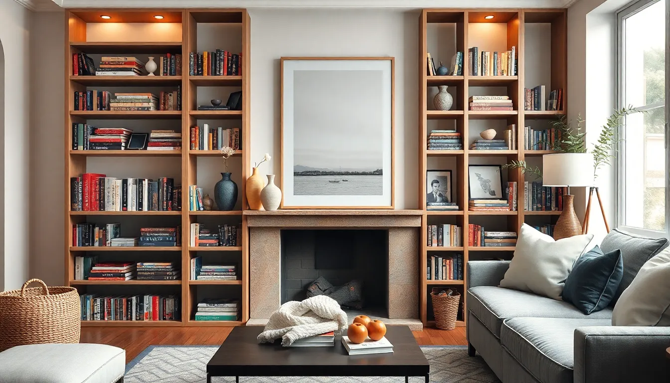 27 Stunning Bookcase Ideas for Living Room That Transform Any Space 10 27 Stunning Bookcase Ideas for Living Room That Transform Any Space 9