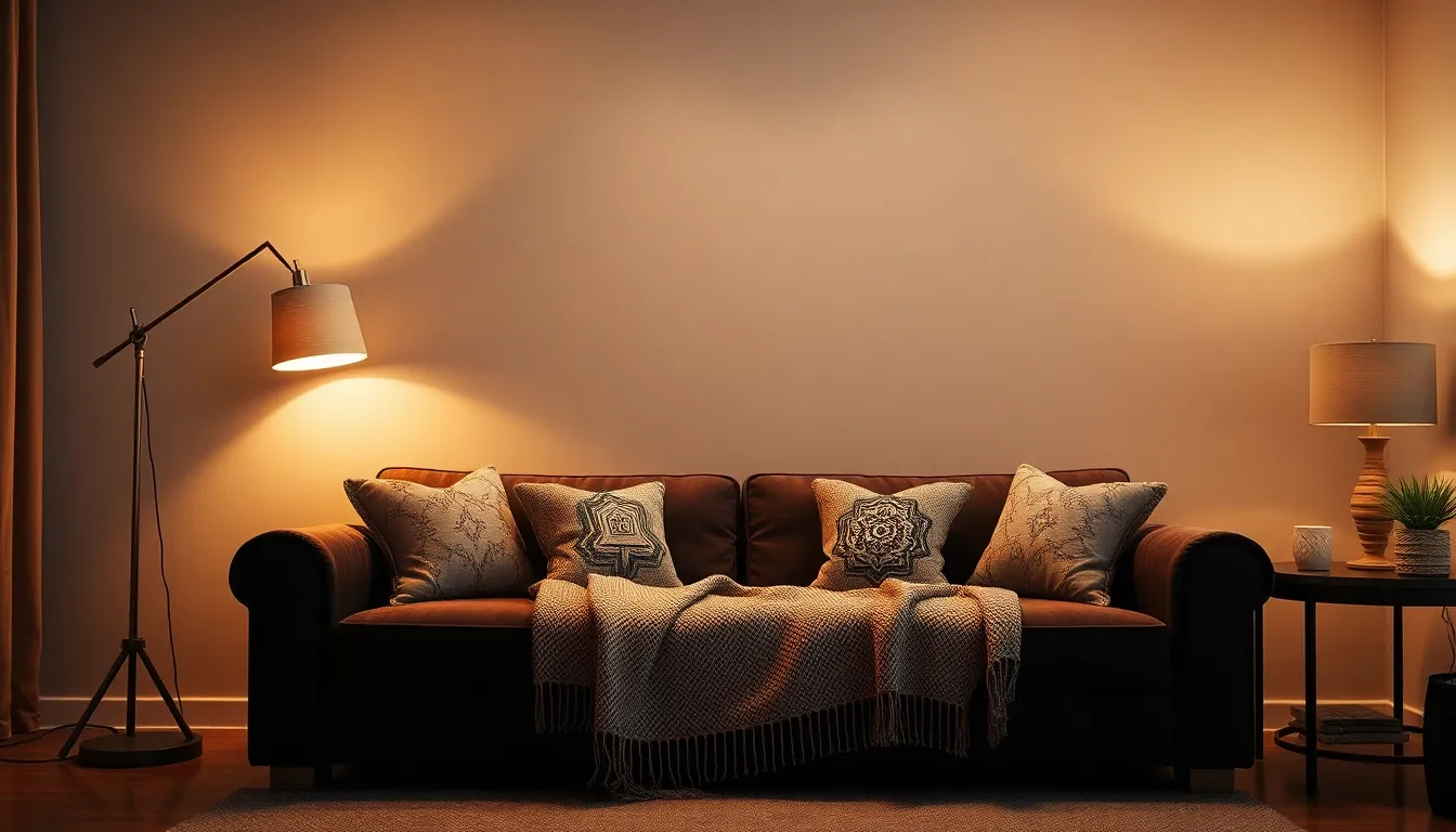 27 Stunning Dark Brown Couch Living Room Ideas That'll Transform Your Space 10 27 Stunning Dark Brown Couch Living Room Ideas That'll Transform Your Space 9