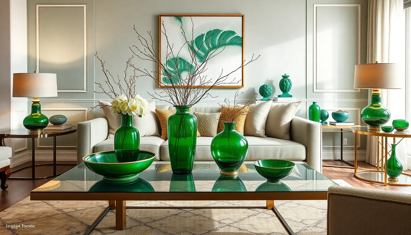 25 Stunning Emerald Green Living Room Ideas That Will Transform Your Space 9