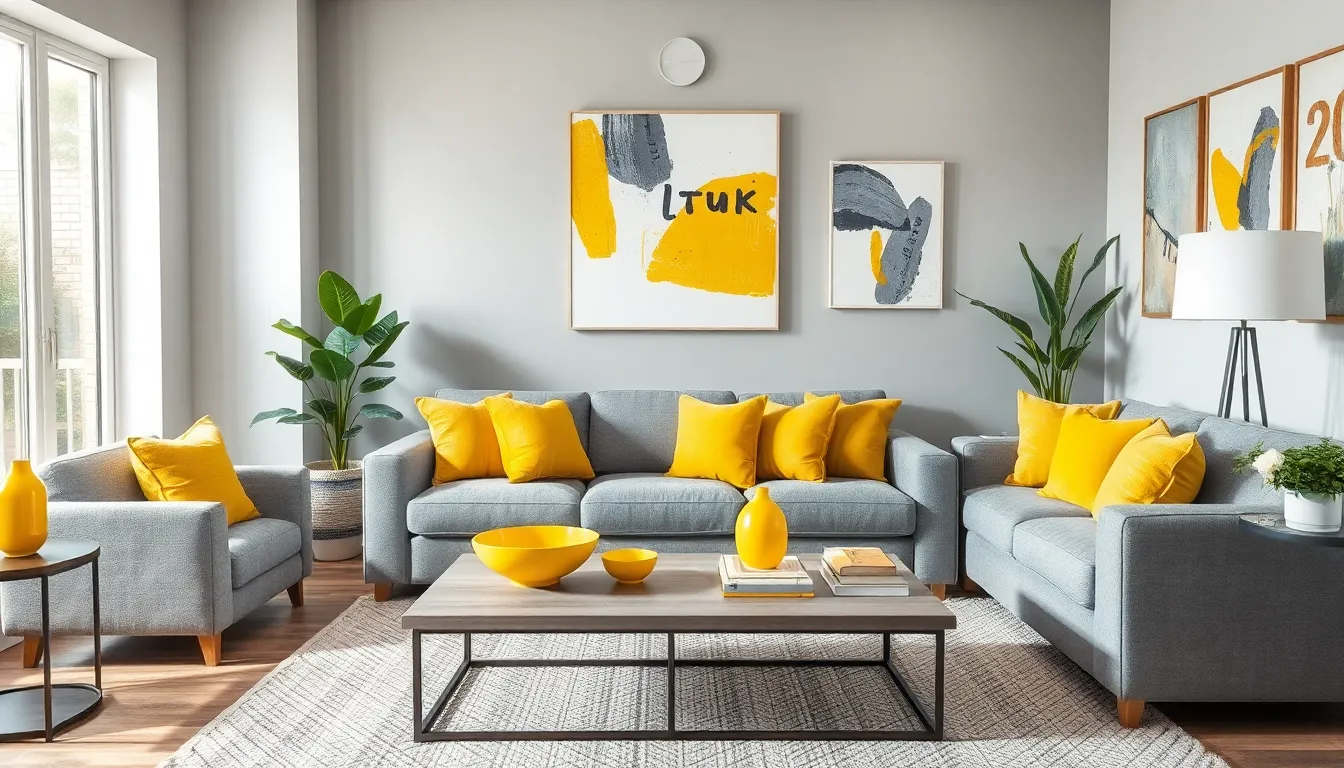 25 Stunning Grey and Yellow Living Room Ideas That'll Transform Your Space 10 25 Stunning Grey and Yellow Living Room Ideas That'll Transform Your Space 9