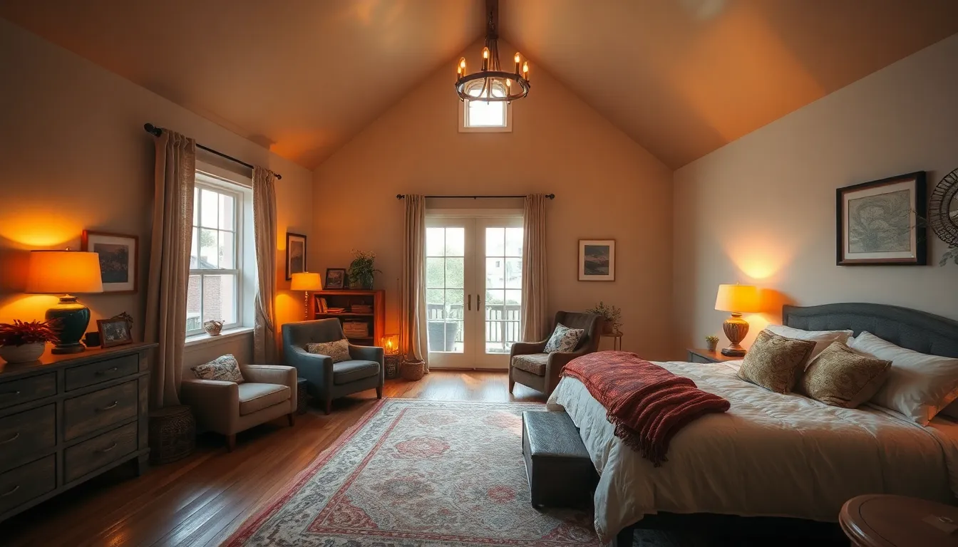 27 High Ceiling Bedroom Ideas That Transform Your Space Into a Cozy Retreat 9