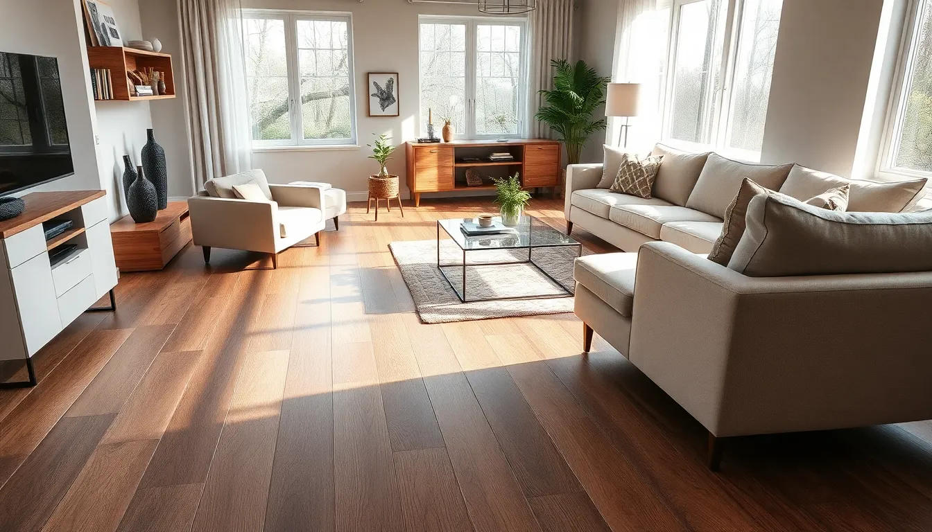 15 Best Living Room Flooring Ideas That Transform Your Space (2025 Guide) 9