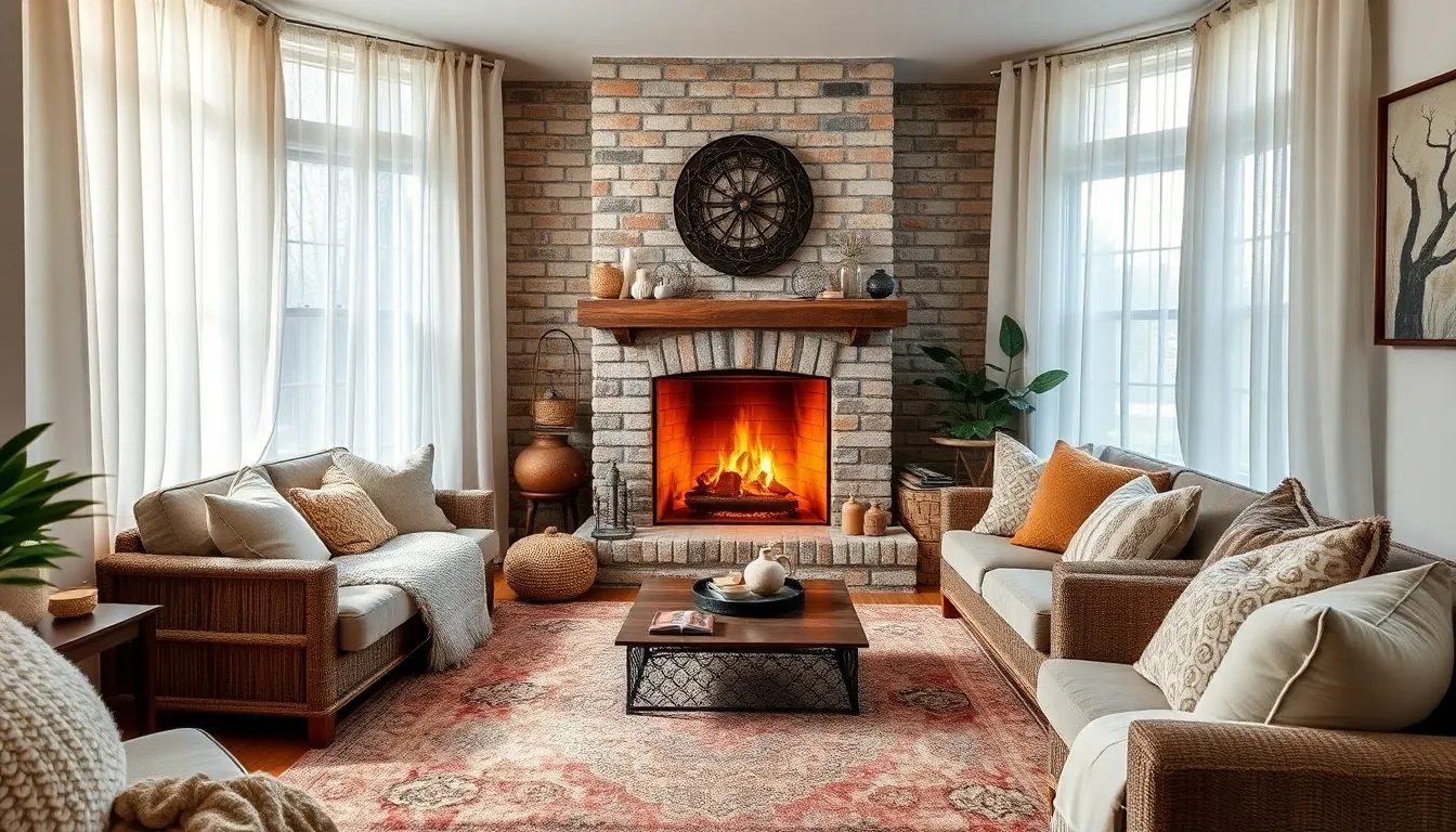 25 Genius Ideas for Small Living Room with Fireplace (Space-Saving Tips!) 10 25 Genius Ideas for Small Living Room with Fireplace (Space-Saving Tips!) 9