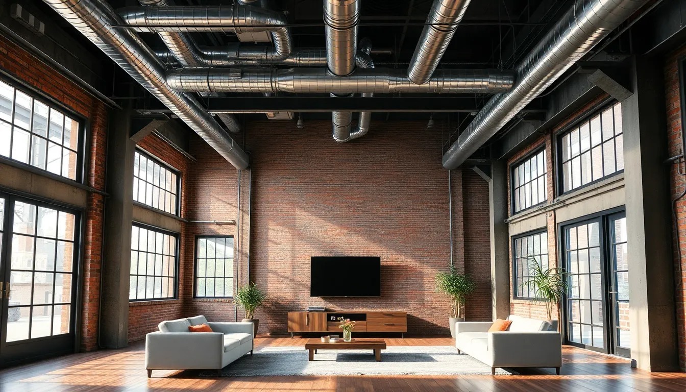 25 Industrial Living Room Ideas That Transform Your Space Into an Urban Sanctuary 10 25 Industrial Living Room Ideas That Transform Your Space Into an Urban Sanctuary 9