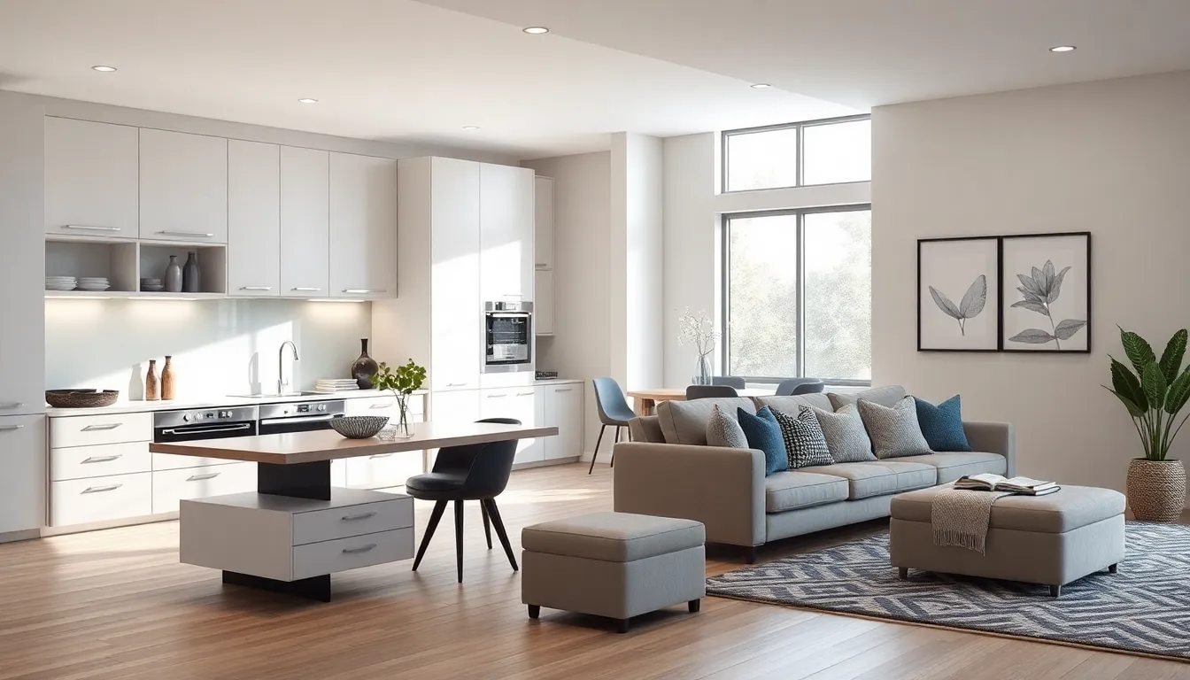 25 Kitchen Living Room Ideas That'll Transform Your Open Floor Plan 10 25 Kitchen Living Room Ideas That'll Transform Your Open Floor Plan 9