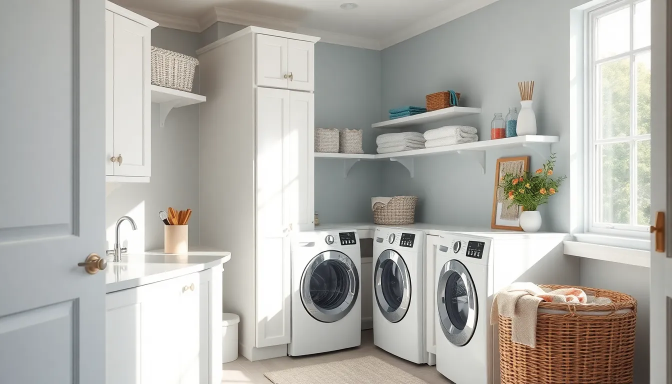 47 Brilliant Laundry Room Ideas to Transform Your Space (Budget-Friendly & Luxury) 10 47 Brilliant Laundry Room Ideas to Transform Your Space (Budget-Friendly & Luxury) 9