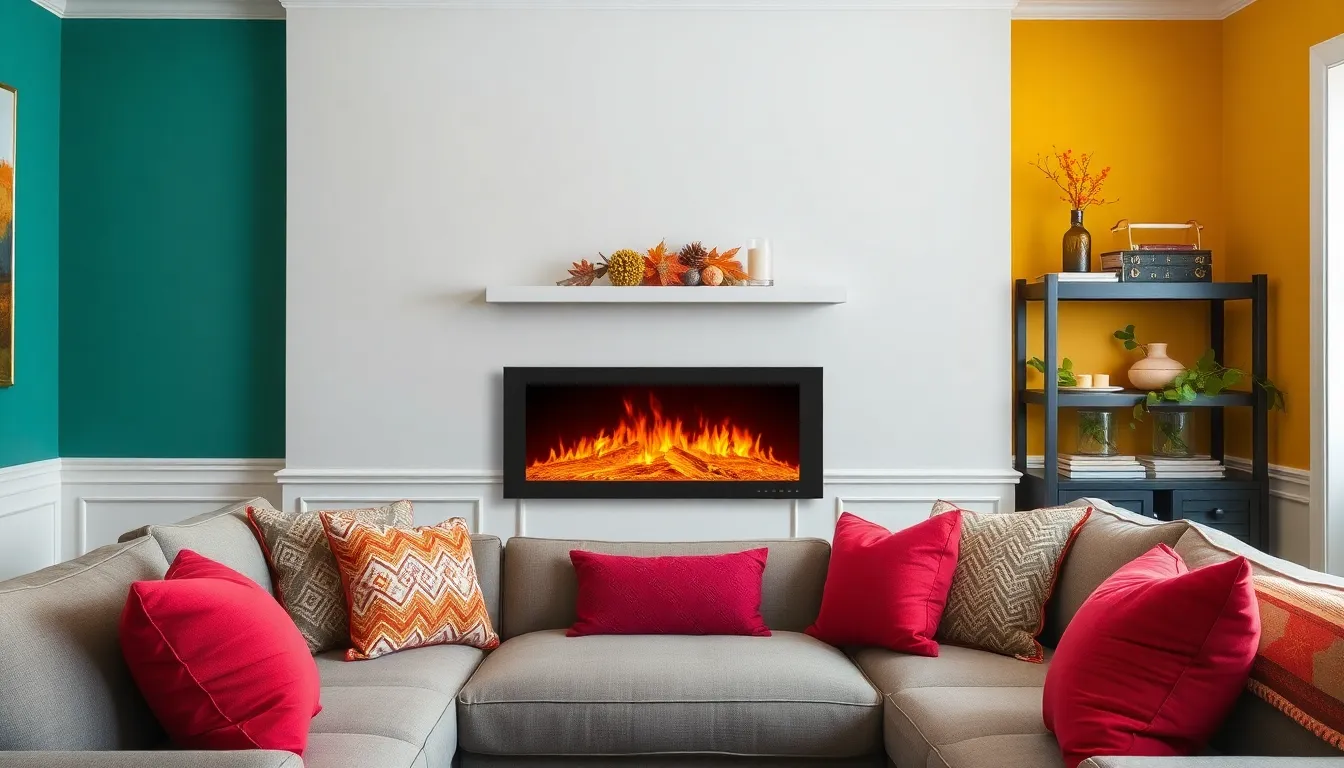 25 Stunning Living Room Electric Fireplace Ideas That'll Transform Your Space 9