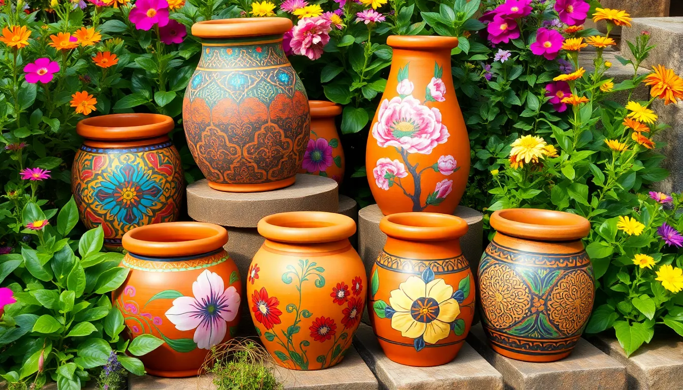 25 Creative Painting Pots Ideas to Transform Your Garden (Easy DIY Guide) 10 25 Creative Painting Pots Ideas to Transform Your Garden (Easy DIY Guide) 9