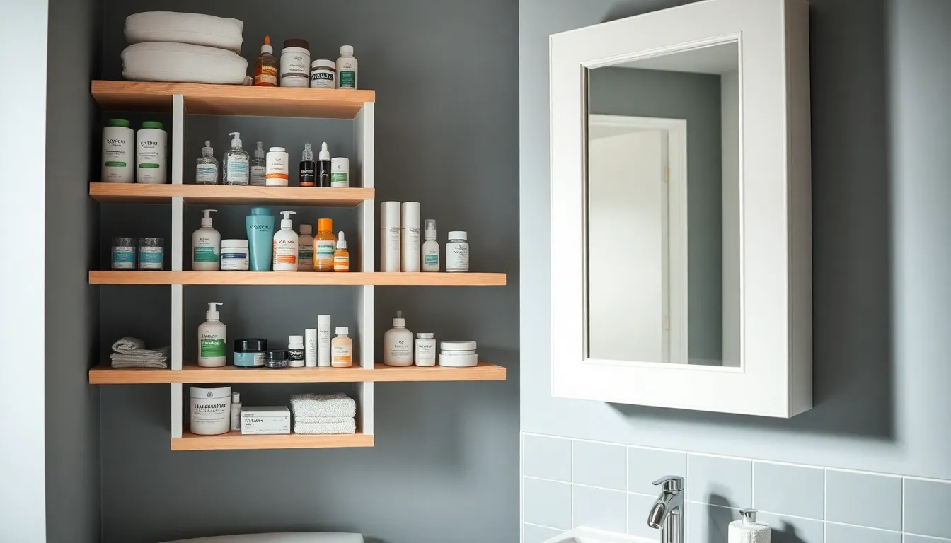 15 Genius Small Bathroom Shelf Ideas That Maximize Every Inch of Space 9