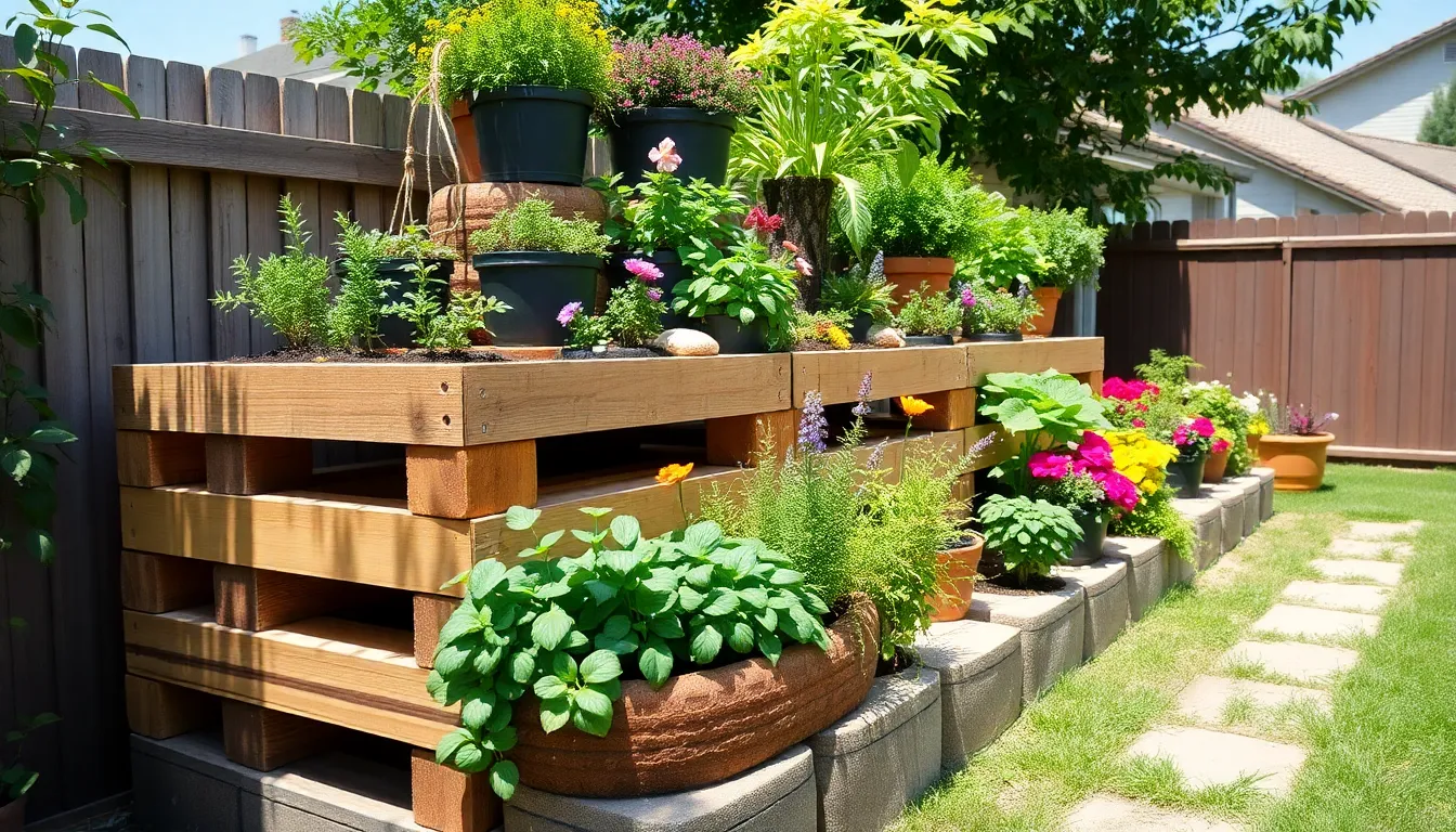 25 Creative Tiered Garden Ideas to Transform Your Yard (Even on a Budget!) 10 25 Creative Tiered Garden Ideas to Transform Your Yard (Even on a Budget!) 9