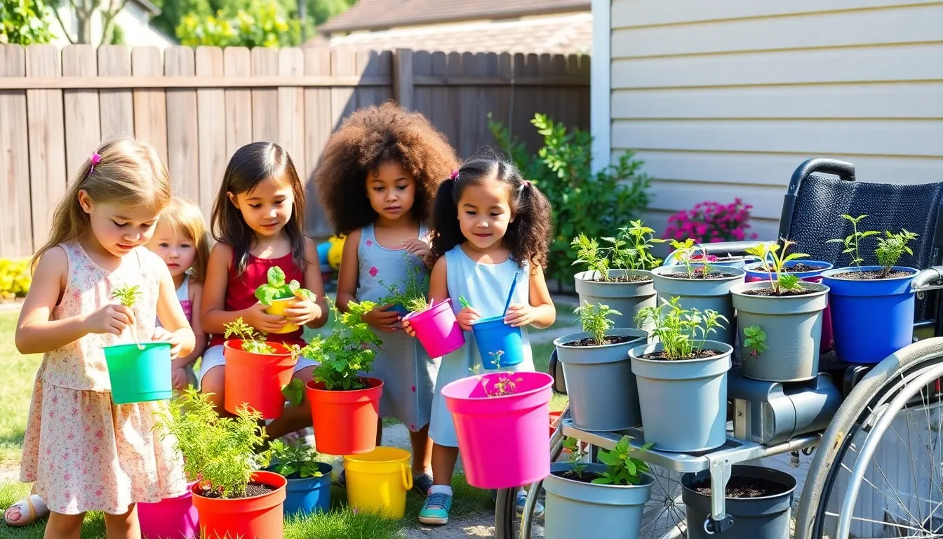 25 Creative Bucket Garden Ideas to Transform Any Small Space Into a Thriving Garden 11