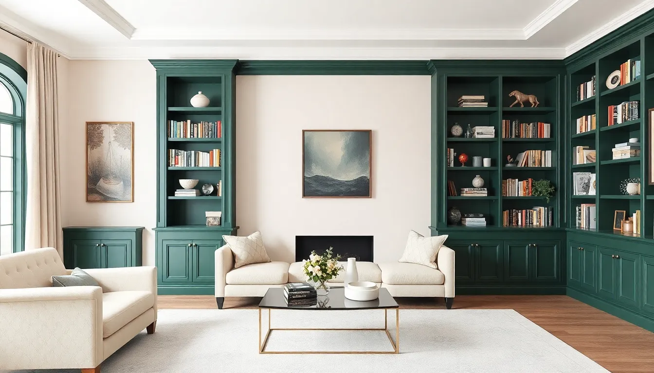 25 Stunning Built-In Bookcase Ideas for Living Room That'll Transform Your Space 12 25 Stunning Built-In Bookcase Ideas for Living Room That'll Transform Your Space 11