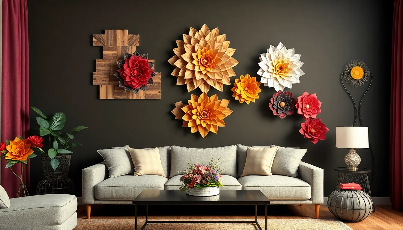 25 Budget-Friendly DIY Wall Decor Ideas for Living Room That Look Expensive 12 25 Budget-Friendly DIY Wall Decor Ideas for Living Room That Look Expensive 11