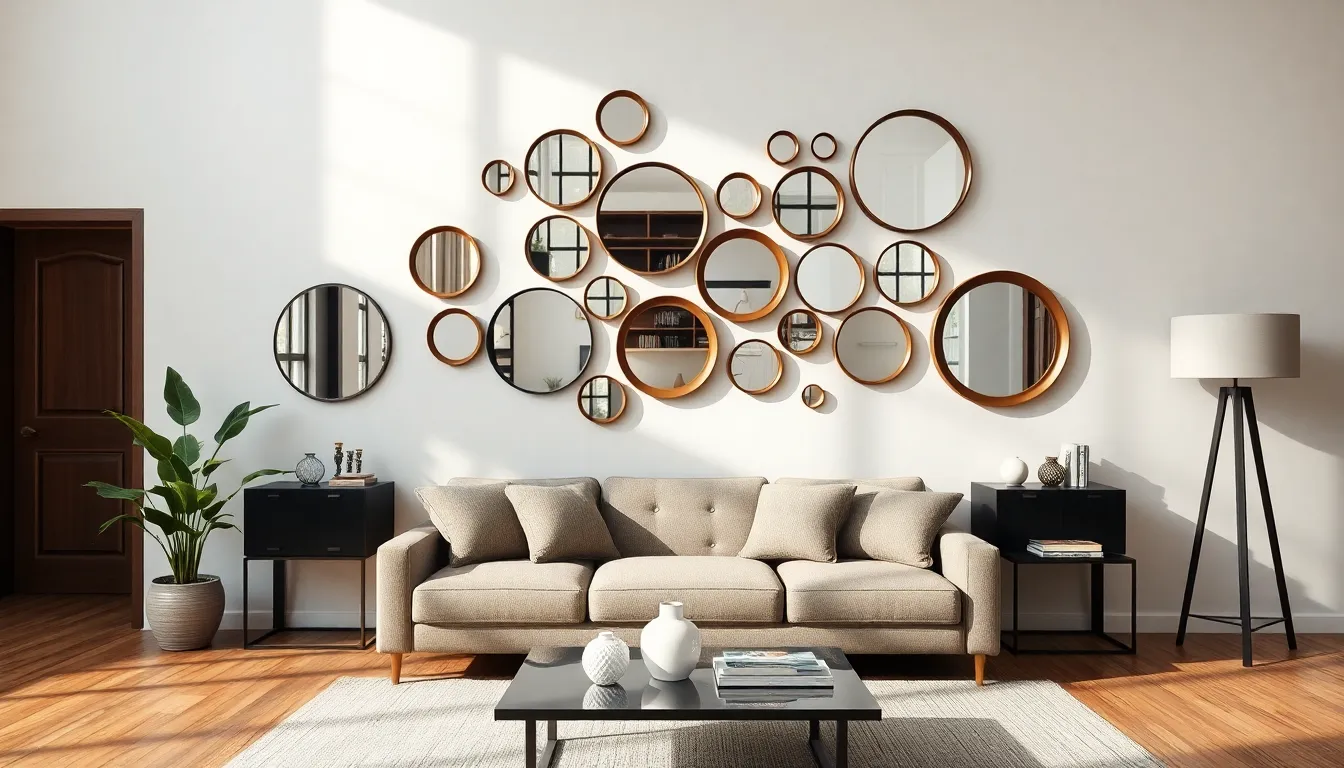 25 Stunning Ideas for Decorating Living Room Walls That Transform Any Space 12 25 Stunning Ideas for Decorating Living Room Walls That Transform Any Space 11