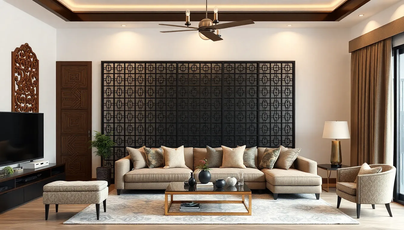 25+ Creative Living Room Partition Ideas That Actually Work (2025 Guide) 12 25+ Creative Living Room Partition Ideas That Actually Work (2025 Guide) 11