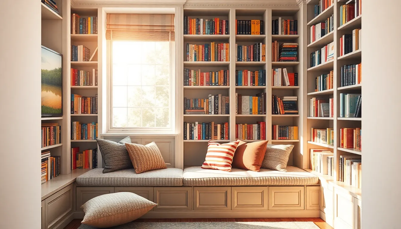 25 Stunning Built-In Bookcase Ideas for Living Room That'll Transform Your Space 14 25 Stunning Built-In Bookcase Ideas for Living Room That'll Transform Your Space 13