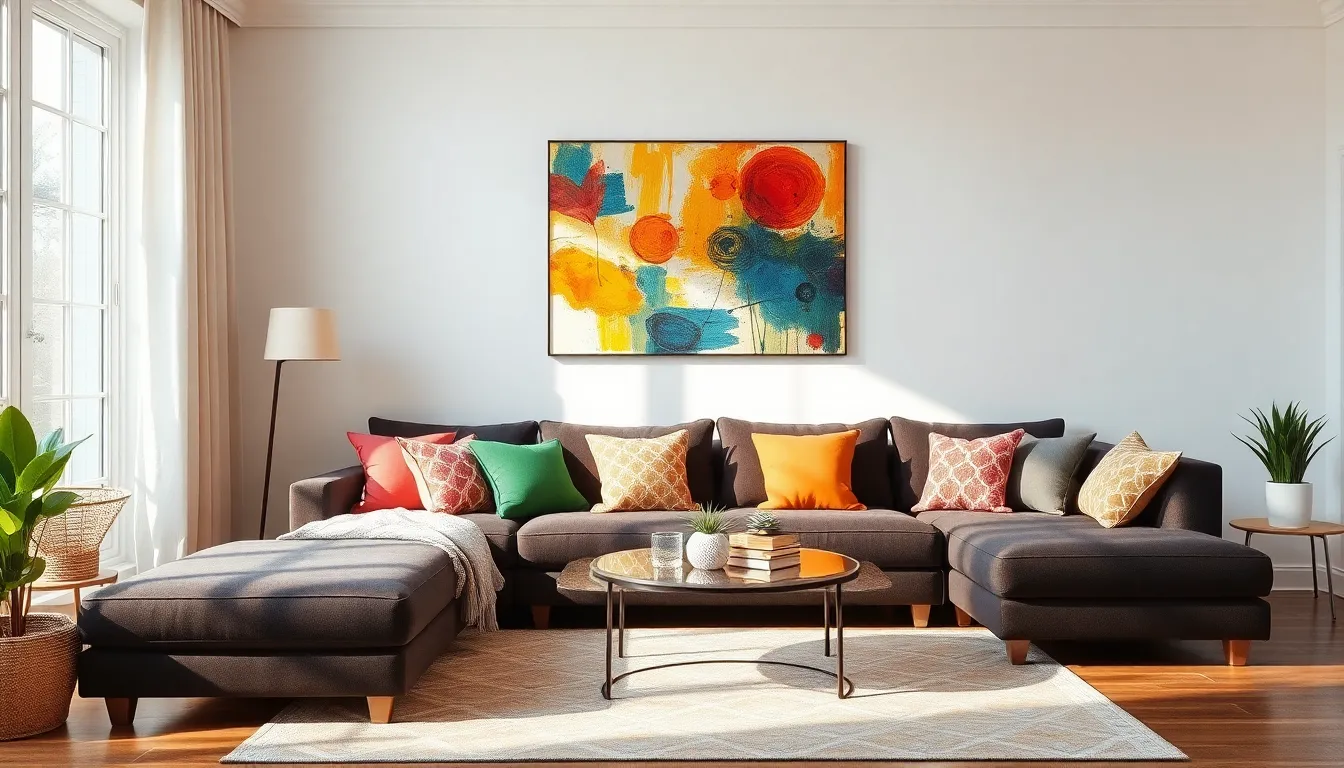 27 Stunning Dark Brown Couch Living Room Ideas That'll Transform Your Space 14 27 Stunning Dark Brown Couch Living Room Ideas That'll Transform Your Space 13