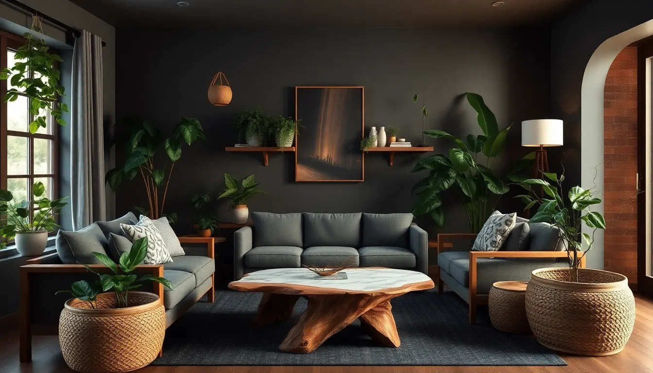 30+ Dark Living Room Ideas That Will Transform Your Space in 2025 14 30+ Dark Living Room Ideas That Will Transform Your Space in 2025 13