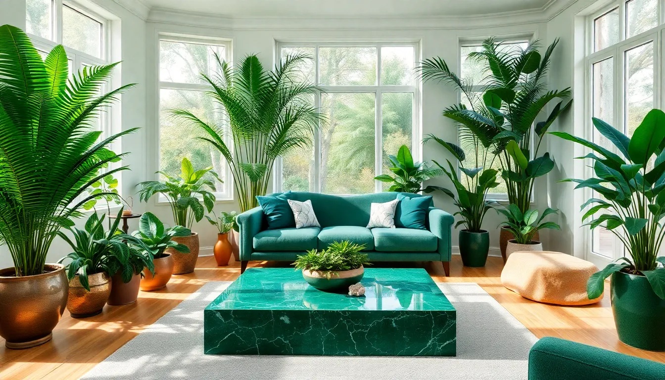 25 Stunning Emerald Green Living Room Ideas That Will Transform Your Space 13