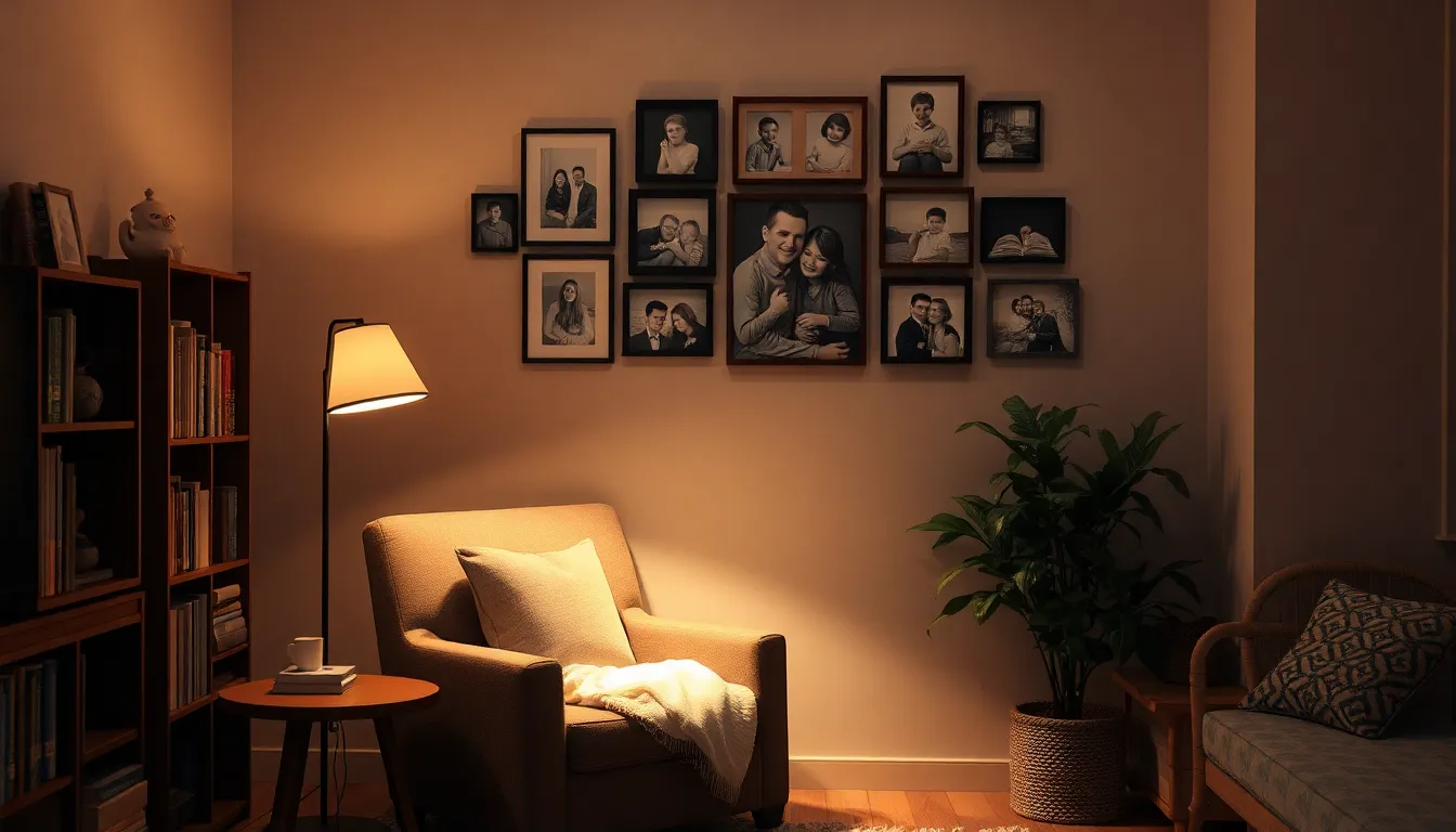 27 Family Picture Wall Ideas for Living Room That Transform Your Space 14 27 Family Picture Wall Ideas for Living Room That Transform Your Space 13