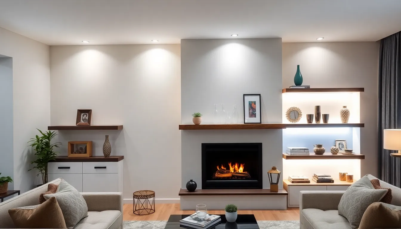 25 Stunning Ideas for Chimney Breast Living Room Design & Decor 13