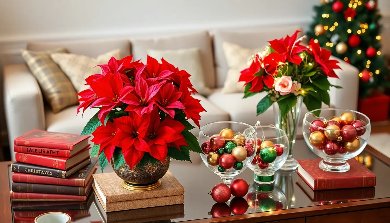 25 Stunning Christmas Living Room Decorating Ideas That'll Transform Your Space 14 25 Stunning Christmas Living Room Decorating Ideas That'll Transform Your Space 13