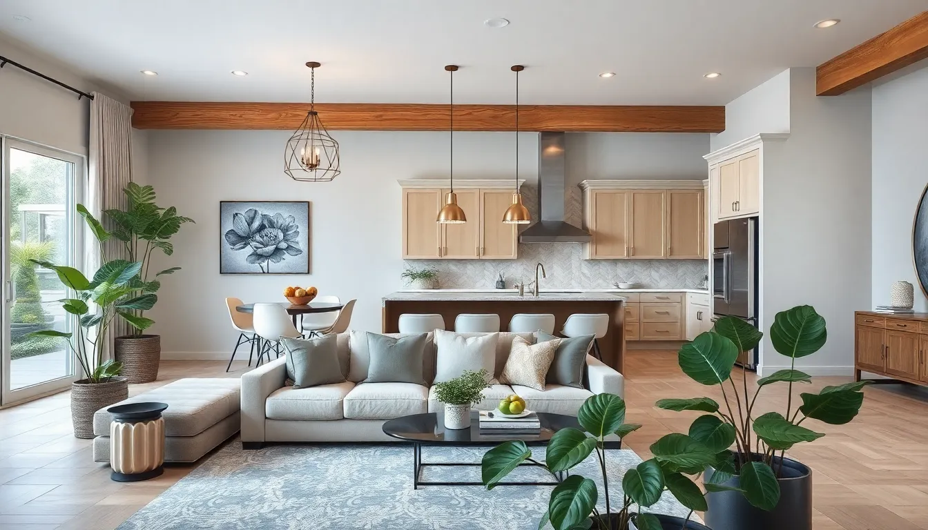 25 Kitchen Living Room Ideas That'll Transform Your Open Floor Plan 14 25 Kitchen Living Room Ideas That'll Transform Your Open Floor Plan 13