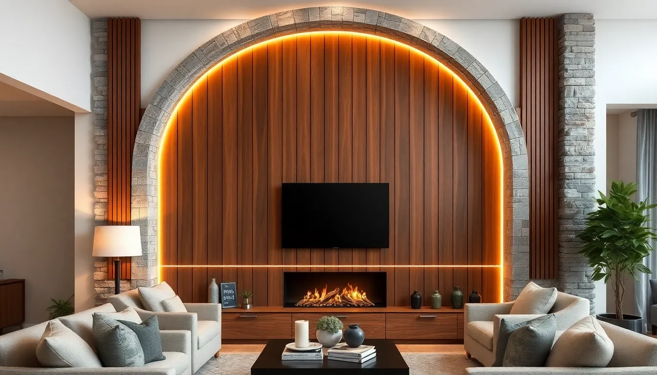 25 Stunning Living Room Arch Wall Decor Ideas That Transform Your Space 14 25 Stunning Living Room Arch Wall Decor Ideas That Transform Your Space 13