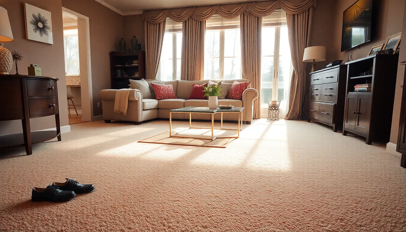 27 Stunning Living Room Carpet Ideas to Transform Your Space in 2025 14 27 Stunning Living Room Carpet Ideas to Transform Your Space in 2025 13