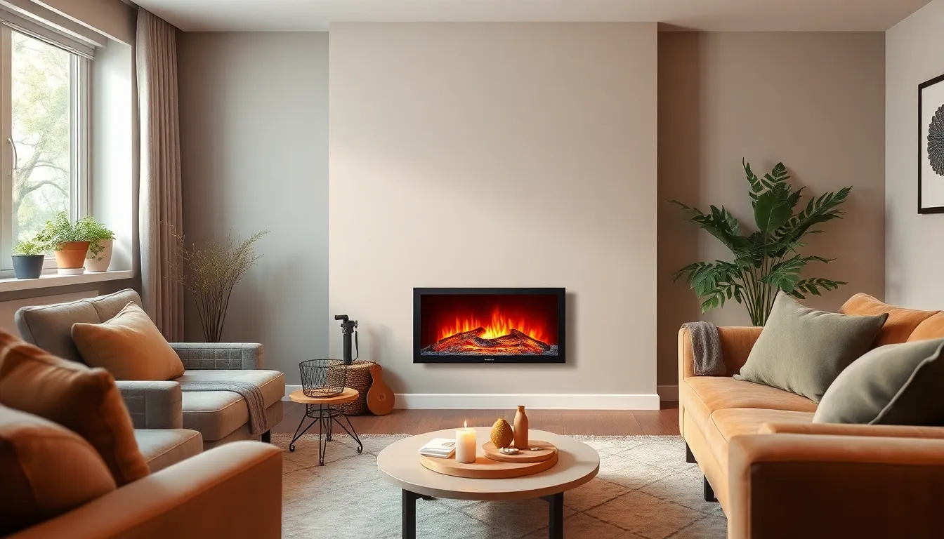 25 Stunning Living Room Electric Fireplace Ideas That'll Transform Your Space 13