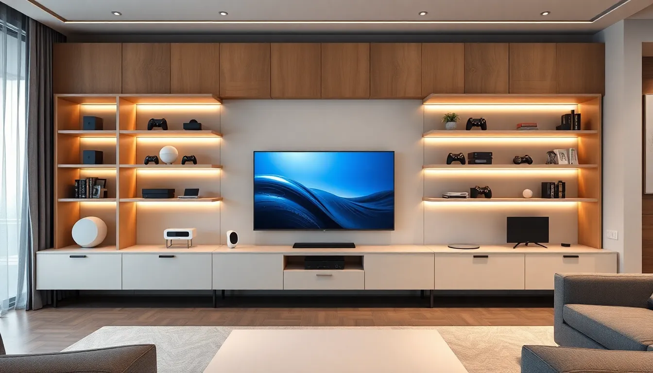 25 Living Room Entertainment Center Ideas That'll Transform Your Space 14 25 Living Room Entertainment Center Ideas That'll Transform Your Space 13