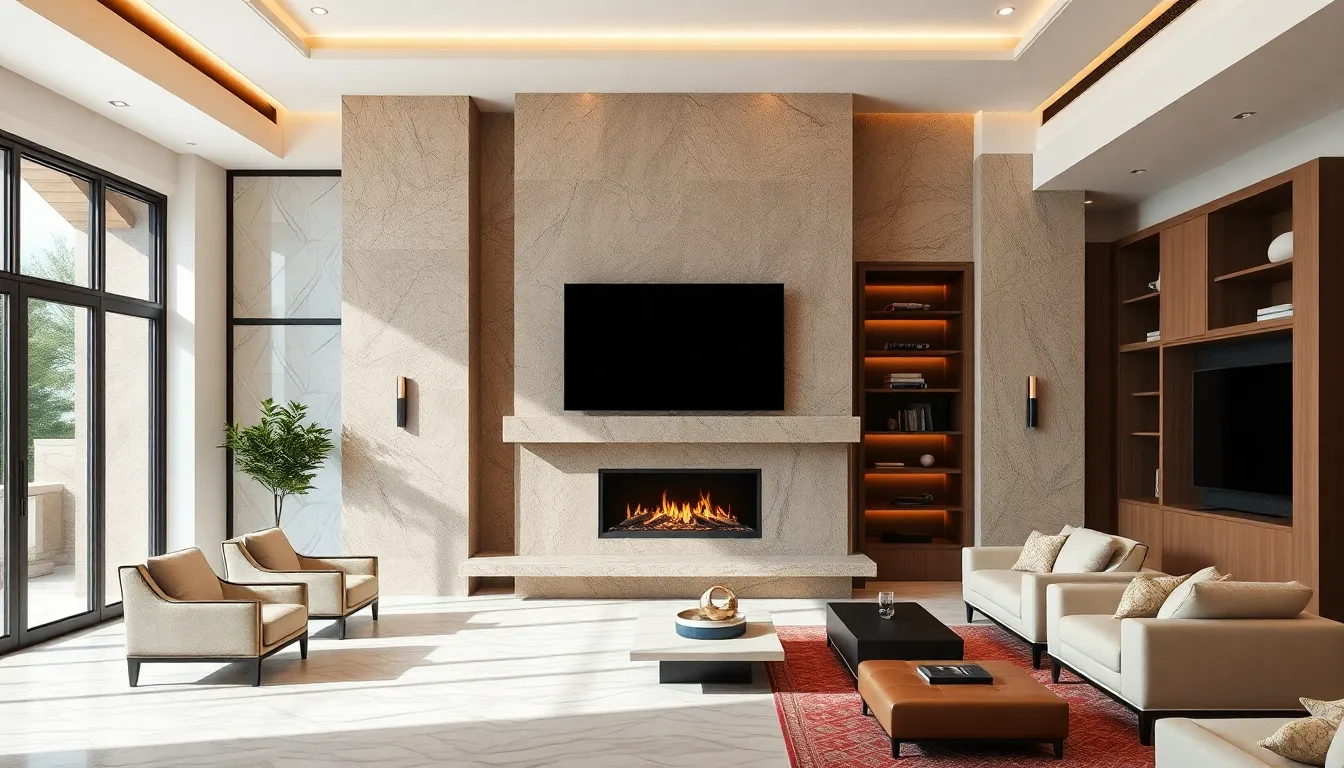 25 Stunning Living Room Fireplace Ideas to Transform Your Space in 2025 13