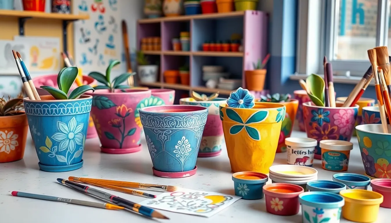 25 Creative Painting Pots Ideas to Transform Your Garden (Easy DIY Guide) 14 25 Creative Painting Pots Ideas to Transform Your Garden (Easy DIY Guide) 13