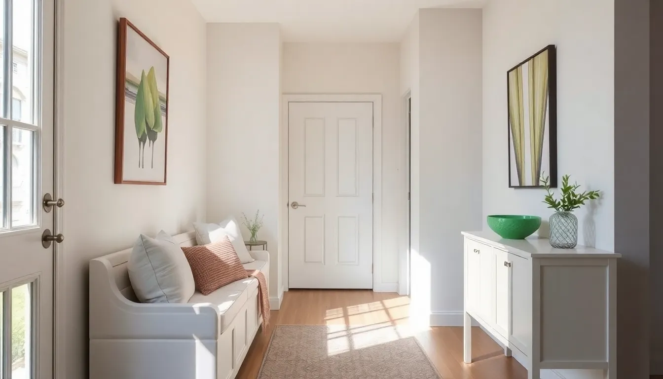 27 Genius Small Apartment Entryway Ideas That Maximize Every Inch of Space 14 27 Genius Small Apartment Entryway Ideas That Maximize Every Inch of Space 13