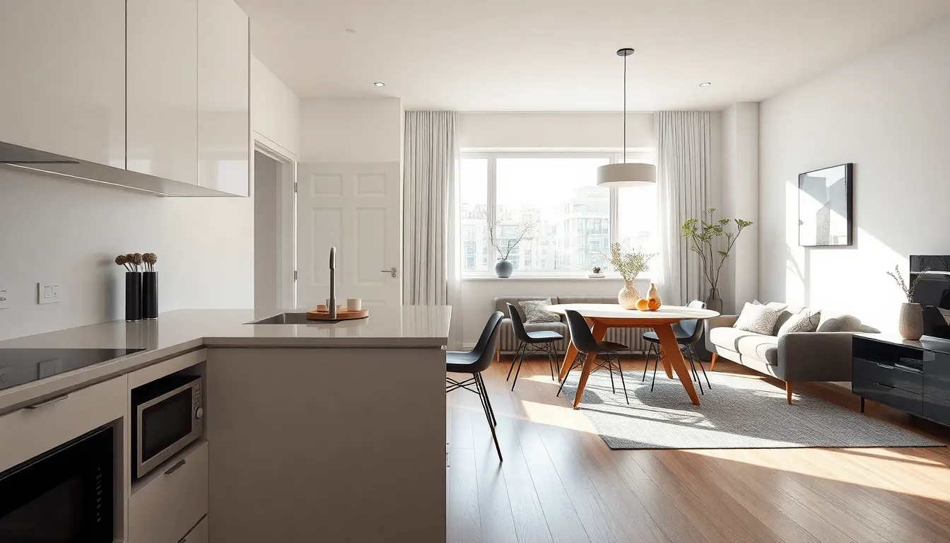 25 Small Open Plan Kitchen Living Room Ideas That'll Transform Your Tiny Apartment 15