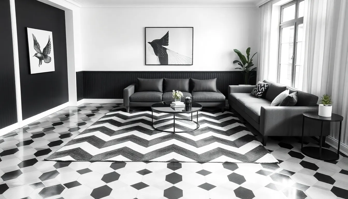 25 Stunning Black and White Living Room Ideas That'll Transform Your Space 16 25 Stunning Black and White Living Room Ideas That'll Transform Your Space 15