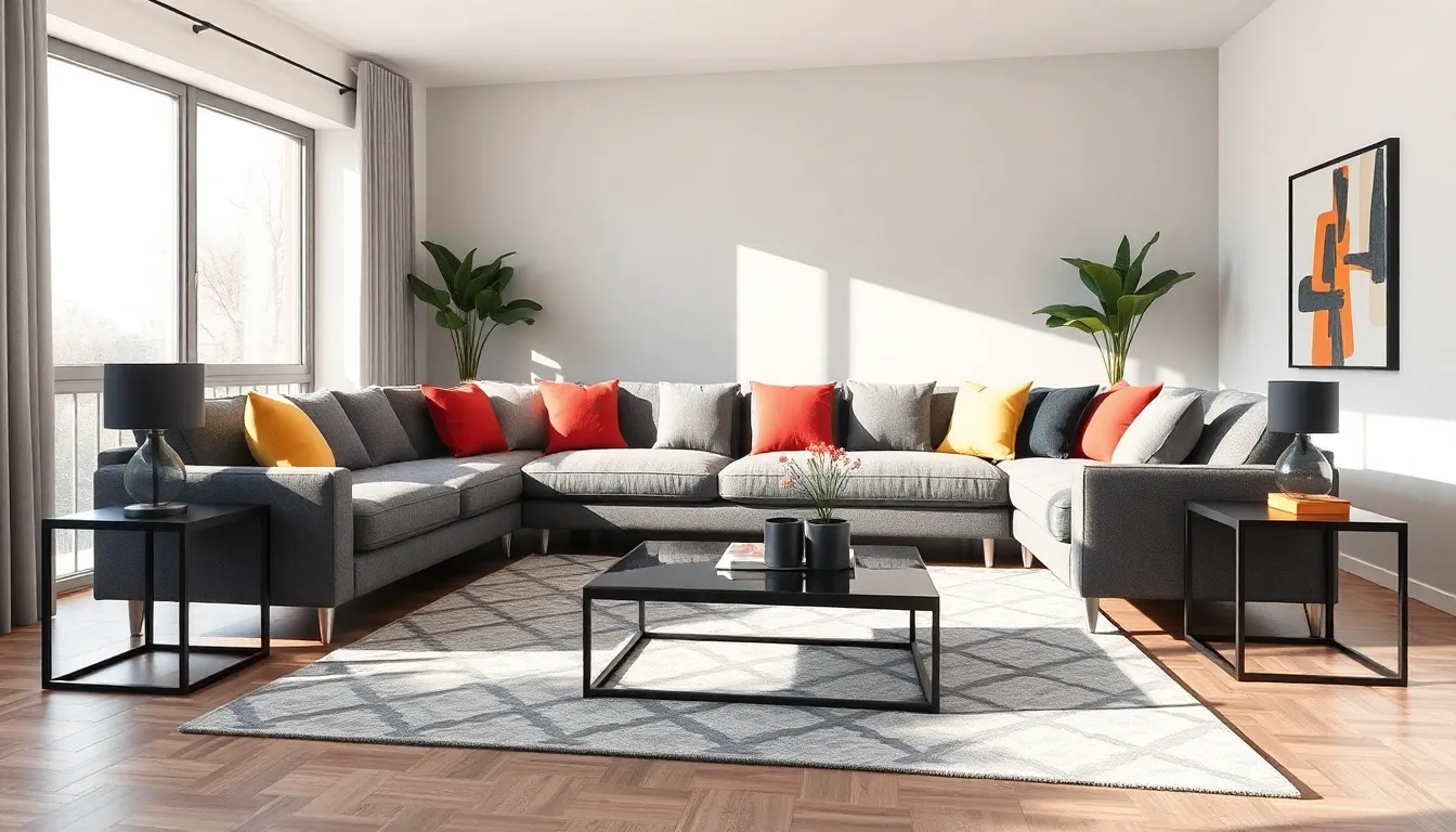 25 Grey Sectional Living Room Ideas That Will Transform Your Space 16 25 Grey Sectional Living Room Ideas That Will Transform Your Space 15