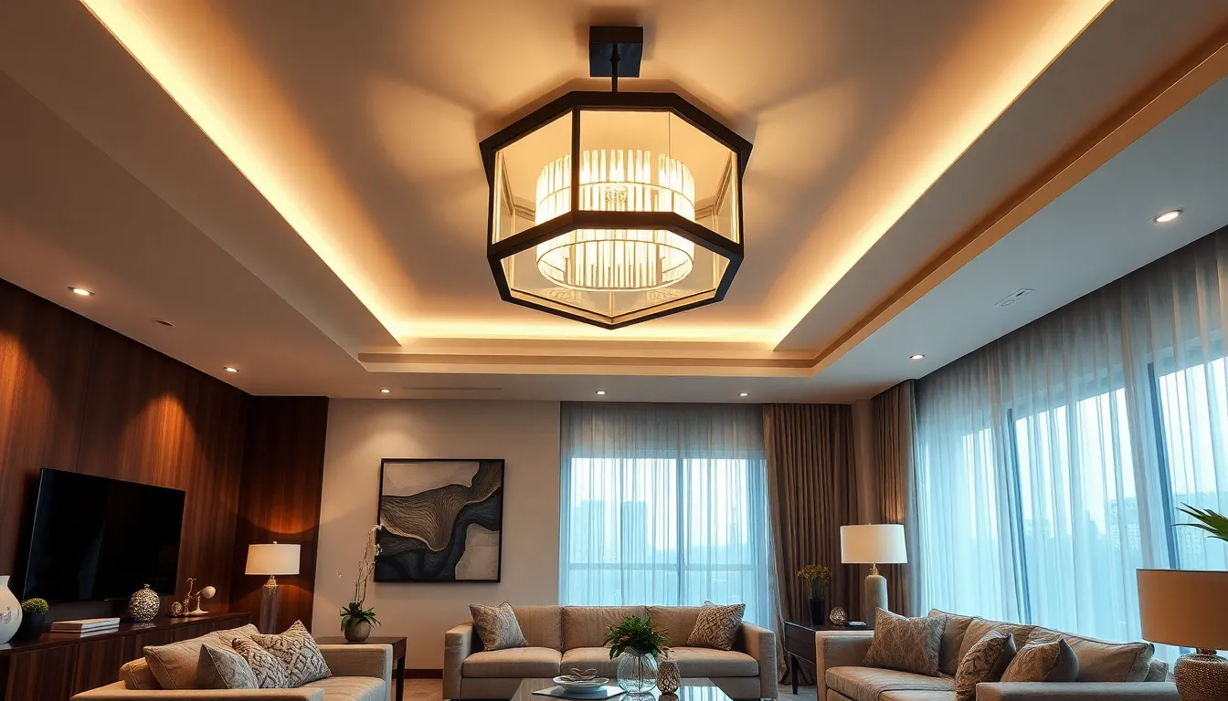 47 Stunning Ceiling Light Ideas for Living Room That'll Transform Your Space 16 47 Stunning Ceiling Light Ideas for Living Room That'll Transform Your Space 15
