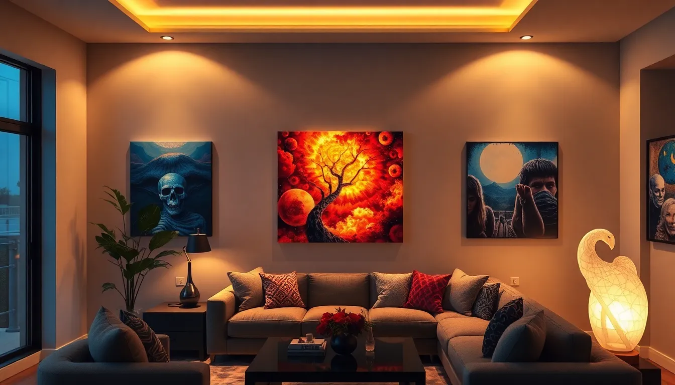 25 Stunning Living Room Wall Art Ideas That Transform Any Space on Any Budget 16 25 Stunning Living Room Wall Art Ideas That Transform Any Space on Any Budget 15