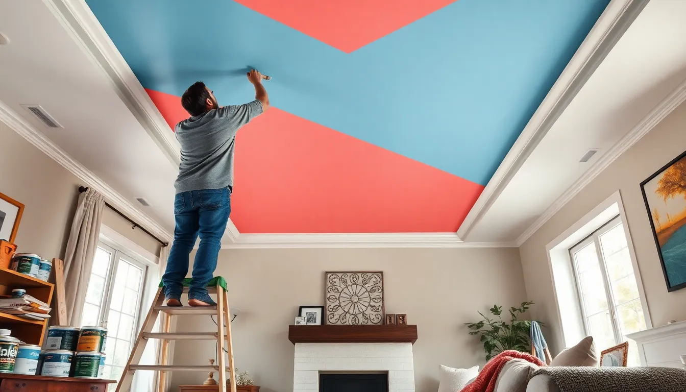 27 Stunning Living Room Ceiling Ideas That Will Transform Your Space in 2025 16 27 Stunning Living Room Ceiling Ideas That Will Transform Your Space in 2025 15