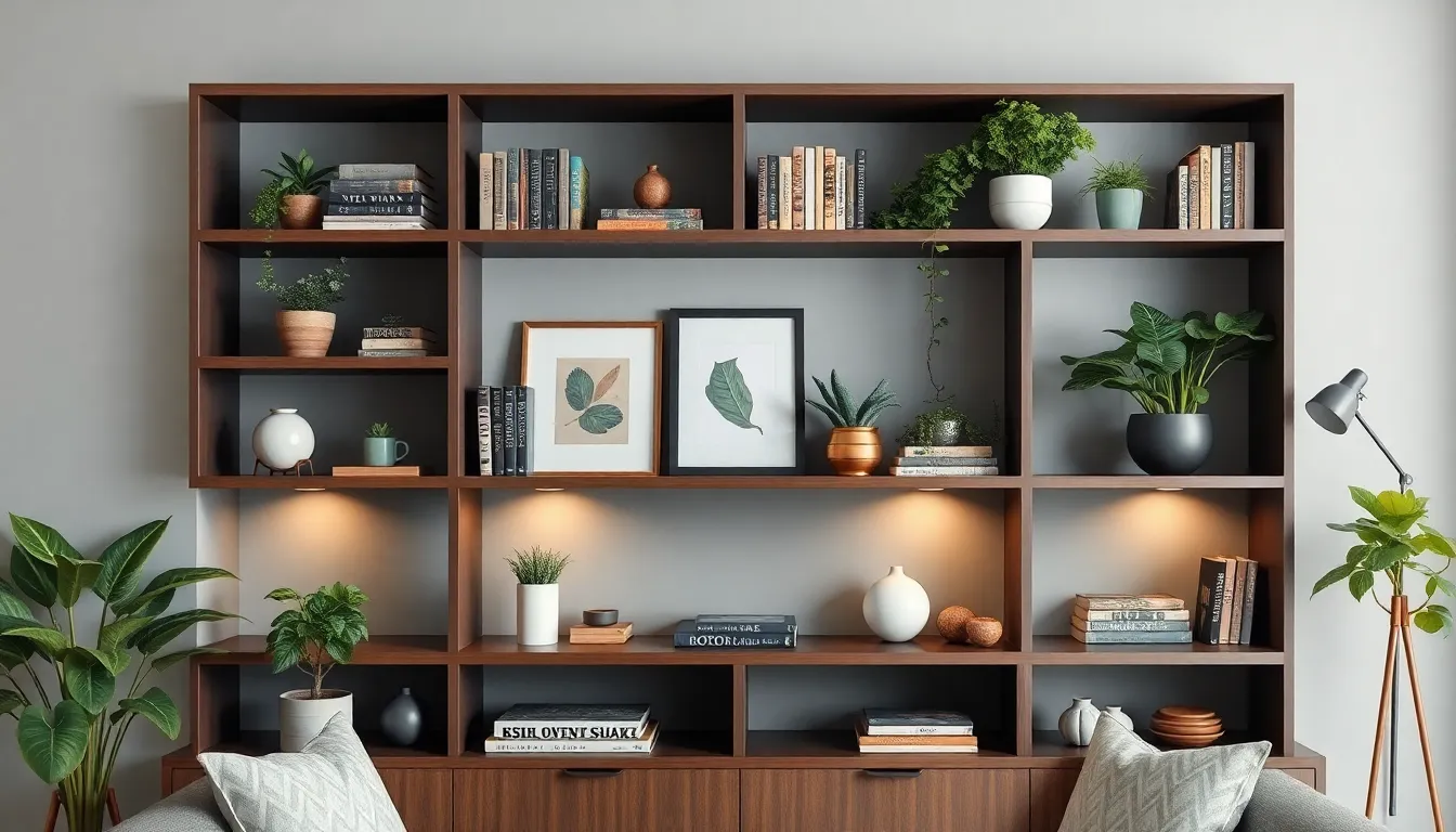 25 Creative Living Room Shelf Ideas That Transform Any Space (2025 Guide) 18 25 Creative Living Room Shelf Ideas That Transform Any Space (2025 Guide) 17