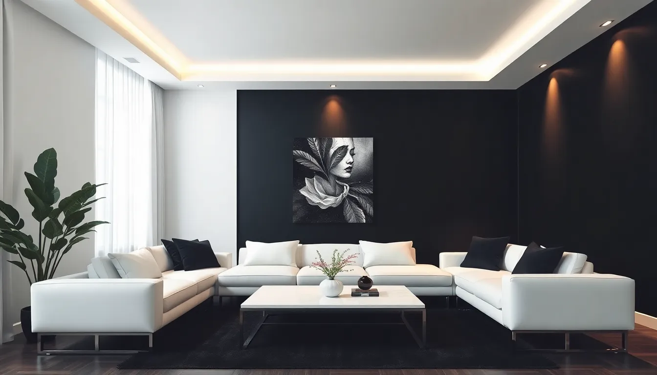25 Stunning Black and White Living Room Ideas That'll Transform Your Space 2 25 Stunning Black and White Living Room Ideas That'll Transform Your Space 1