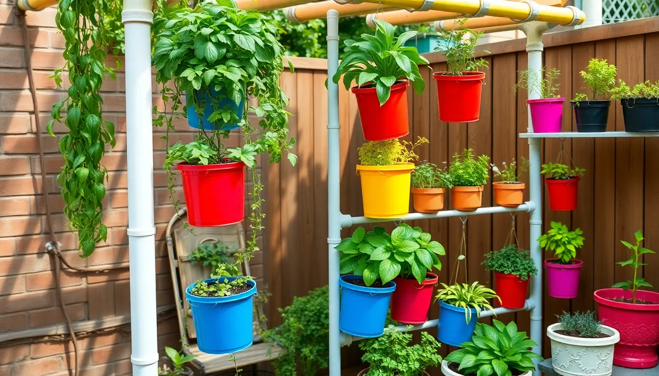 25 Creative Bucket Garden Ideas to Transform Any Small Space Into a Thriving Garden 1