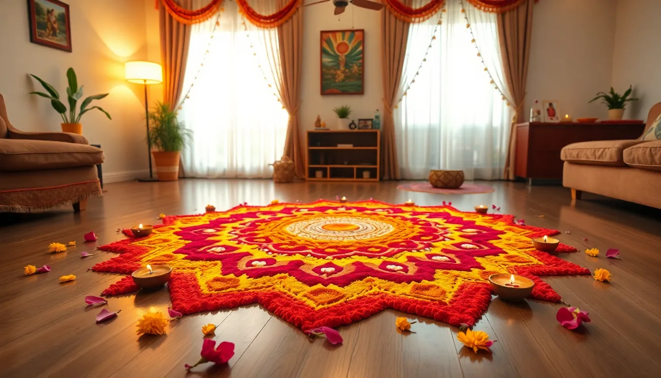 25 Stunning Diwali Decoration Ideas for Living Room (Traditional + Modern) 2 25 Stunning Diwali Decoration Ideas for Living Room (Traditional + Modern) 1