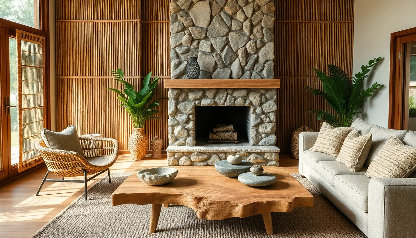 25 Earthy Living Room Ideas to Transform Your Space Into a Natural Sanctuary 2 25 Earthy Living Room Ideas to Transform Your Space Into a Natural Sanctuary 1