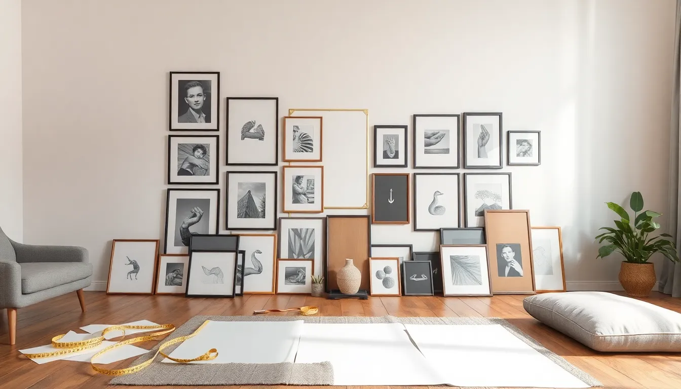15 Stunning Gallery Wall Ideas for Living Room That Transform Any Space 2 15 Stunning Gallery Wall Ideas for Living Room That Transform Any Space 1